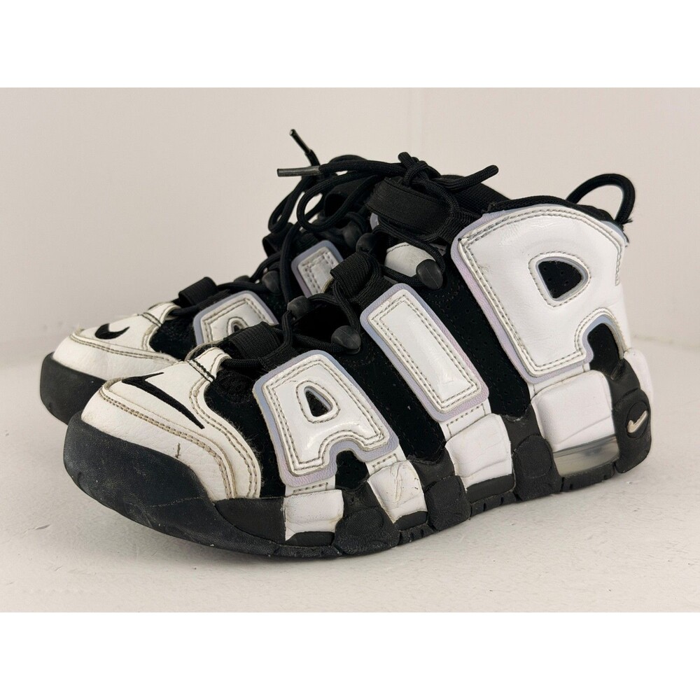 Nike Air More Uptempo GS Black White DQ6200-001 Youth Size 4.5Y EU 36.5 Sneakers